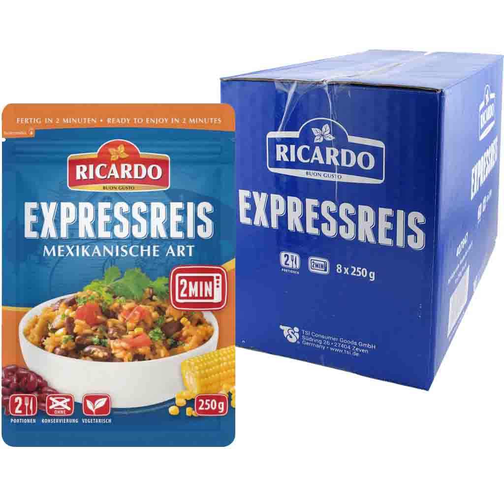 RICARDO Expressreis Mexikanische Art 8x250g=2kg MHD 20.12.26