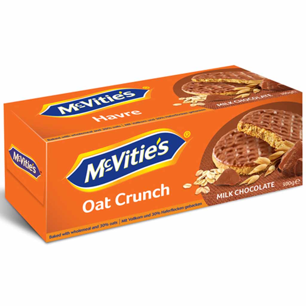 Mc Vities Oat Crunch Vollkornkekse mit Milchschokolade 300g MHD 04.07.26