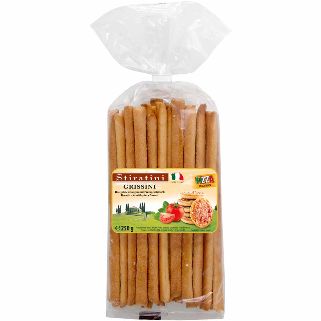 Stiratini Grissini mit Pizzageschmack 250g MHD 18.07.26