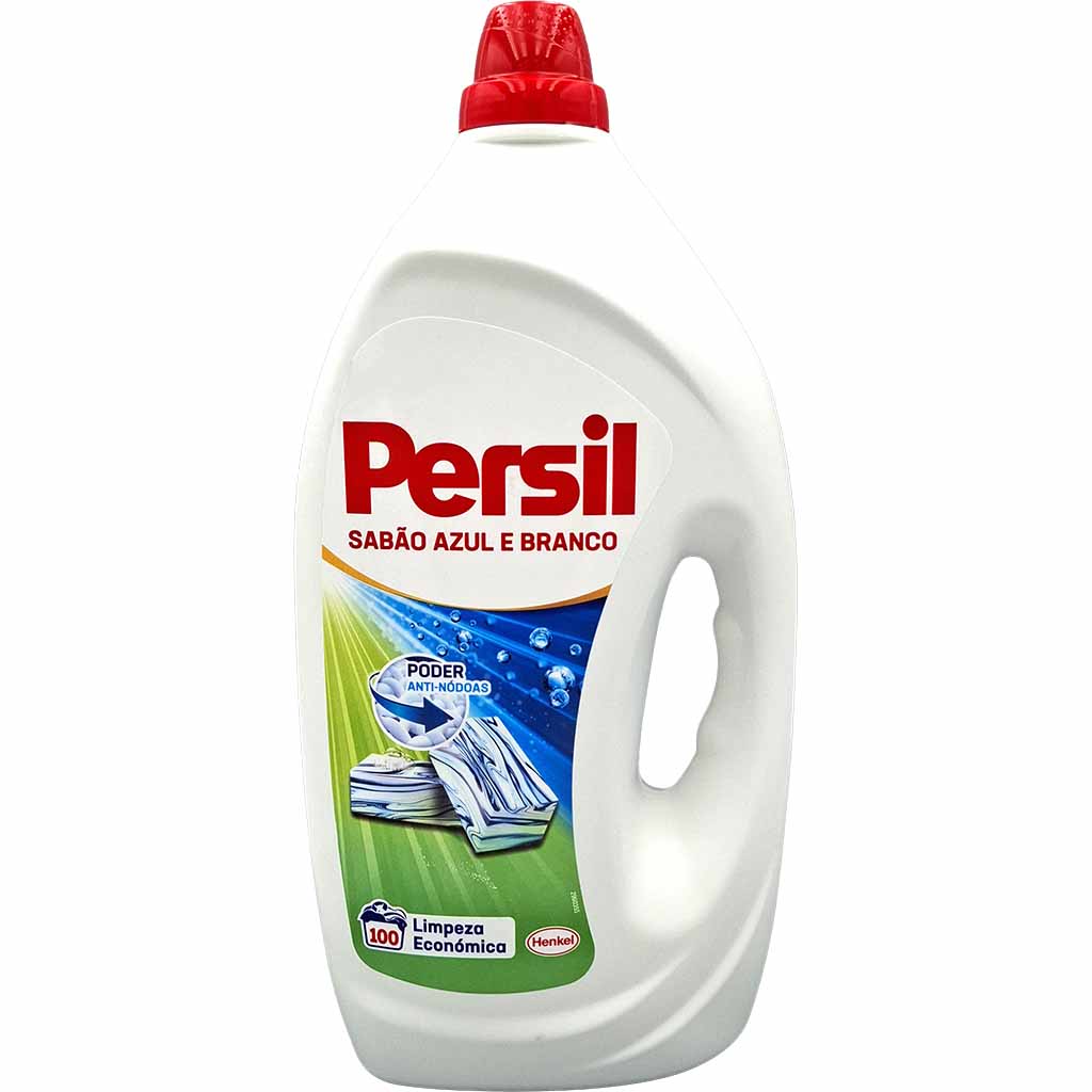 Persil Gel blau weiß Flüssigwaschmittel 4,5L Flasche, 8410436440370