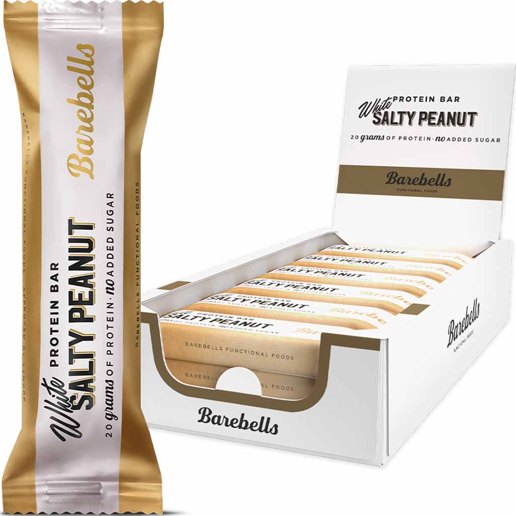 12x Barebells Protein Riegel White Salty Peanut á 55g=660g MHD 07.07.26