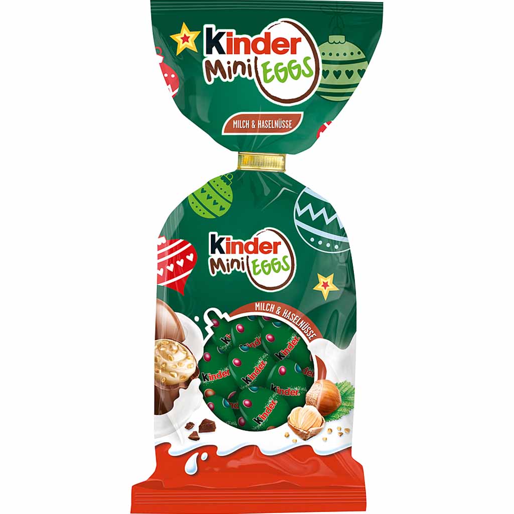 kinder Mini Eggs Milch & Haselnüsse 15er 85g MHD 20.04.26