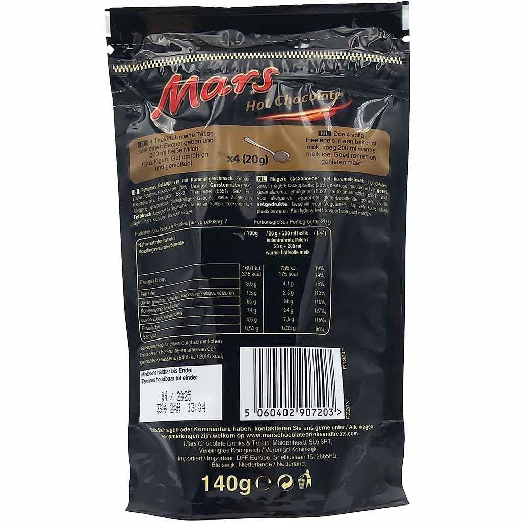 Mars Hot Chocolate Getränkepulver 140g