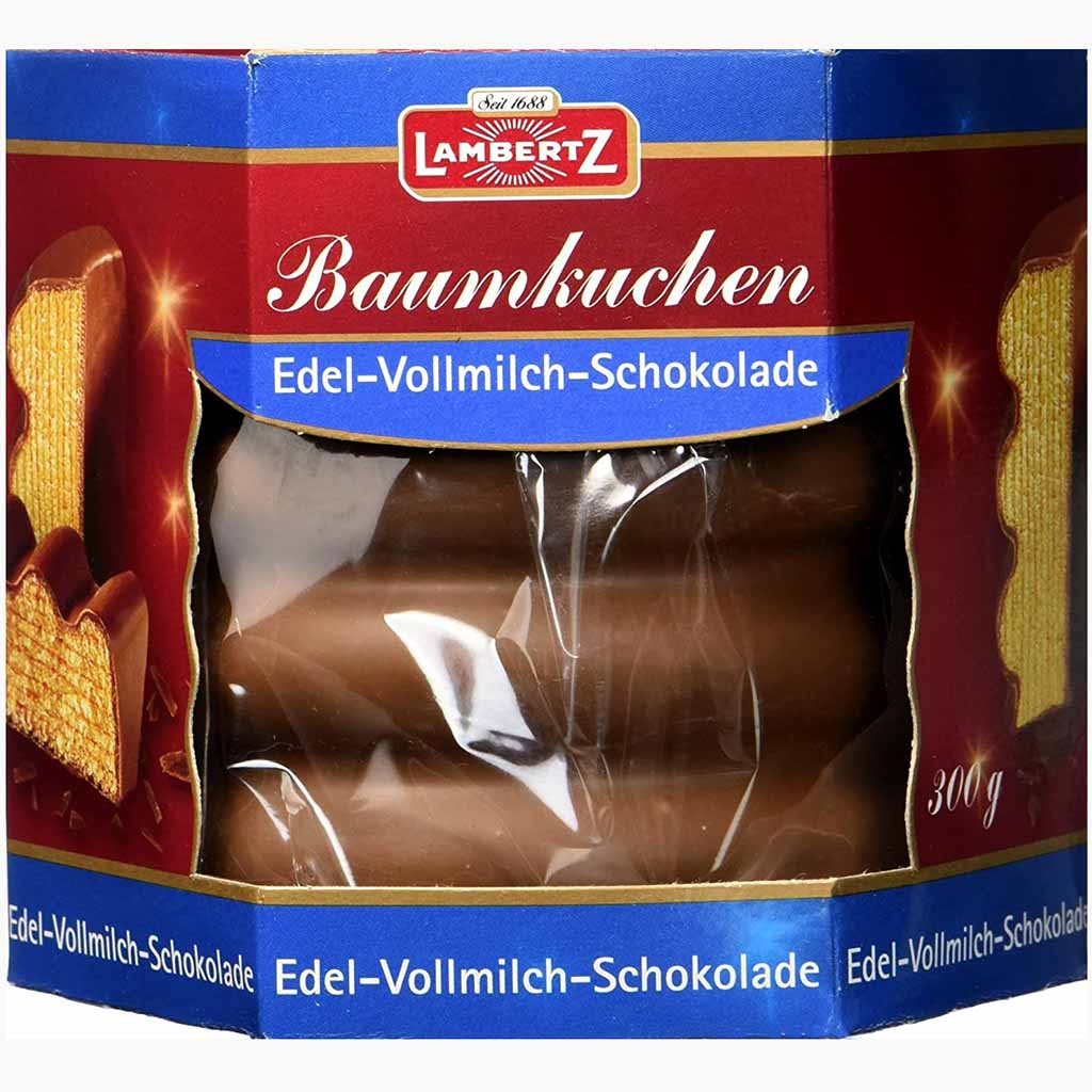 Lambertz Baumkuchen Edel Vollmilch Schokolade 300g MHD 30.11.25