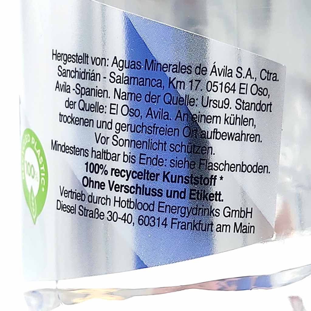 URSU 9 Natürliches Alkalisches Mineralwasser - Ronaldo 6x500ml GTIN 4270004172881