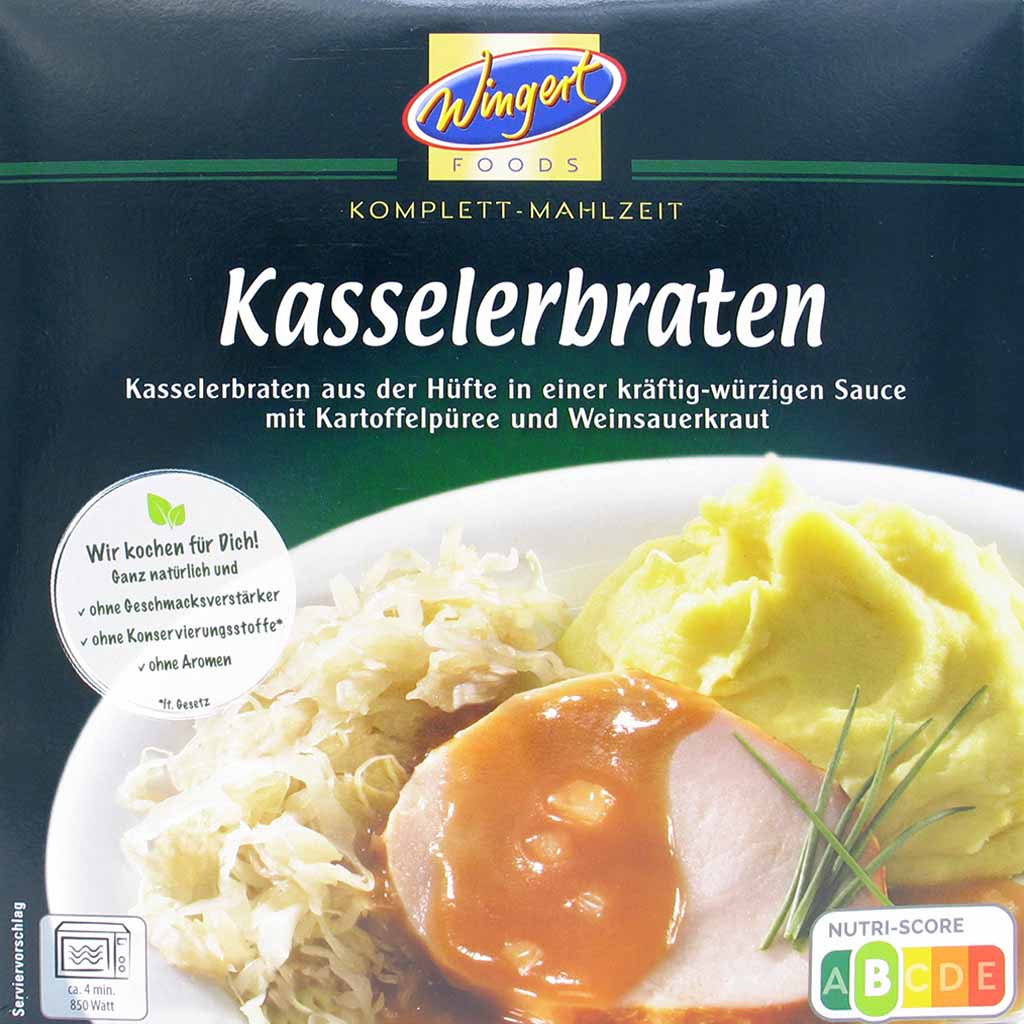 Wingert Fertiggericht Kasselerbraten 460g MHD 28.01.27