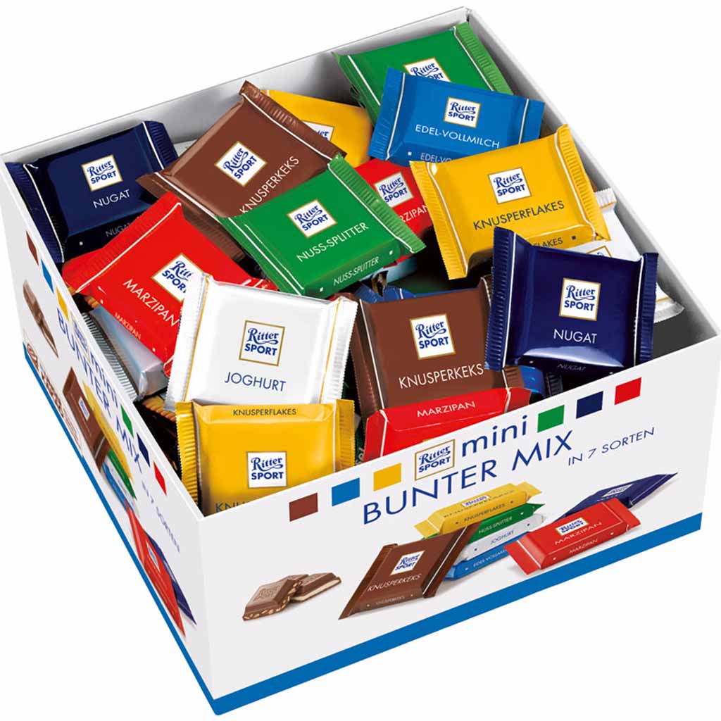 Ritter Sport mini Bunter Mix 84er 1400g MHD 04.06.26