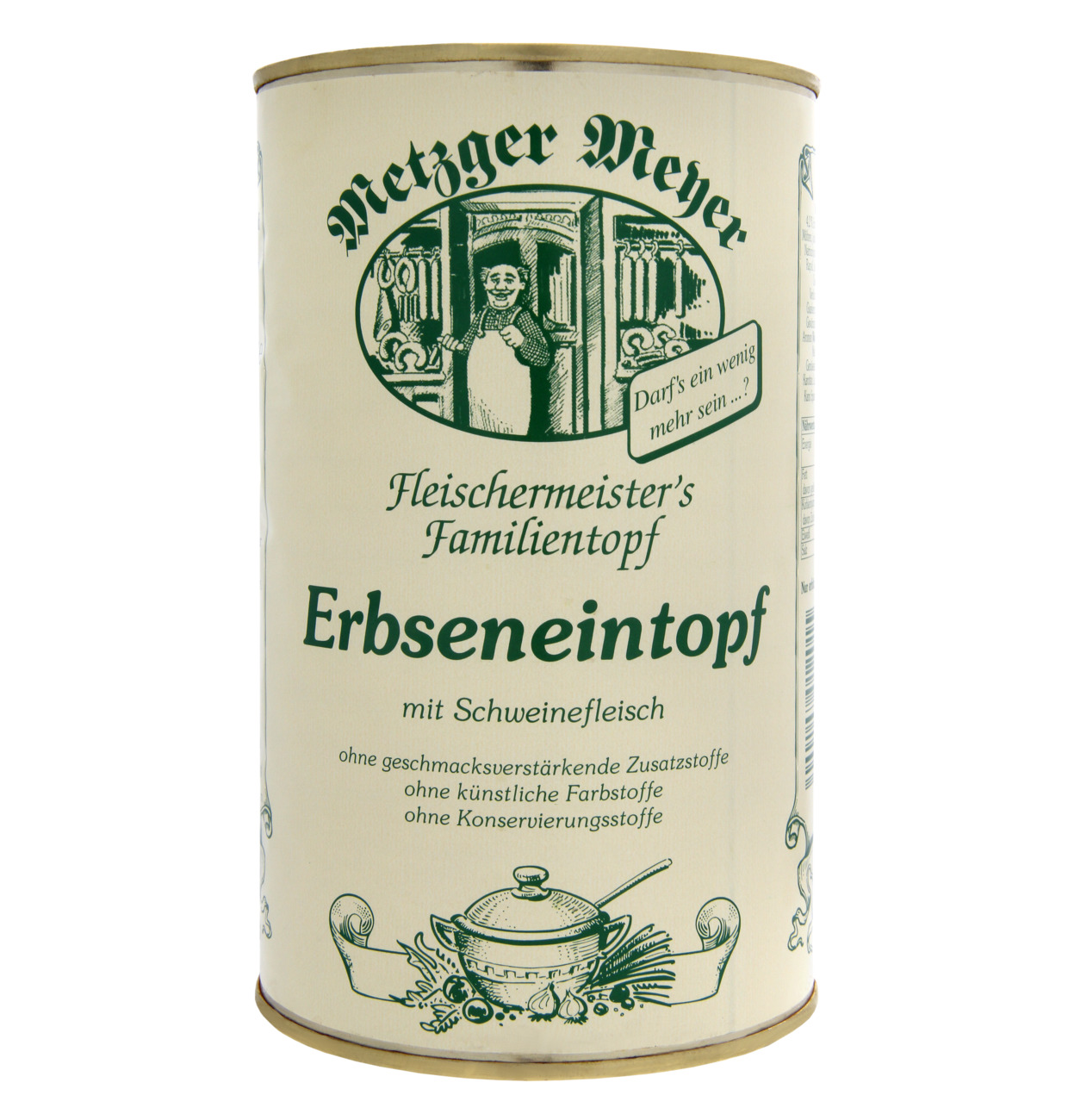 Metzger Meyer Erbseneintopf 1,2 kg Dose