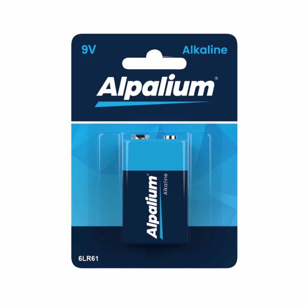 ALPALIUM Alkaline 6LF22 / 9V-Block 1er Blister MHD 30.01.33