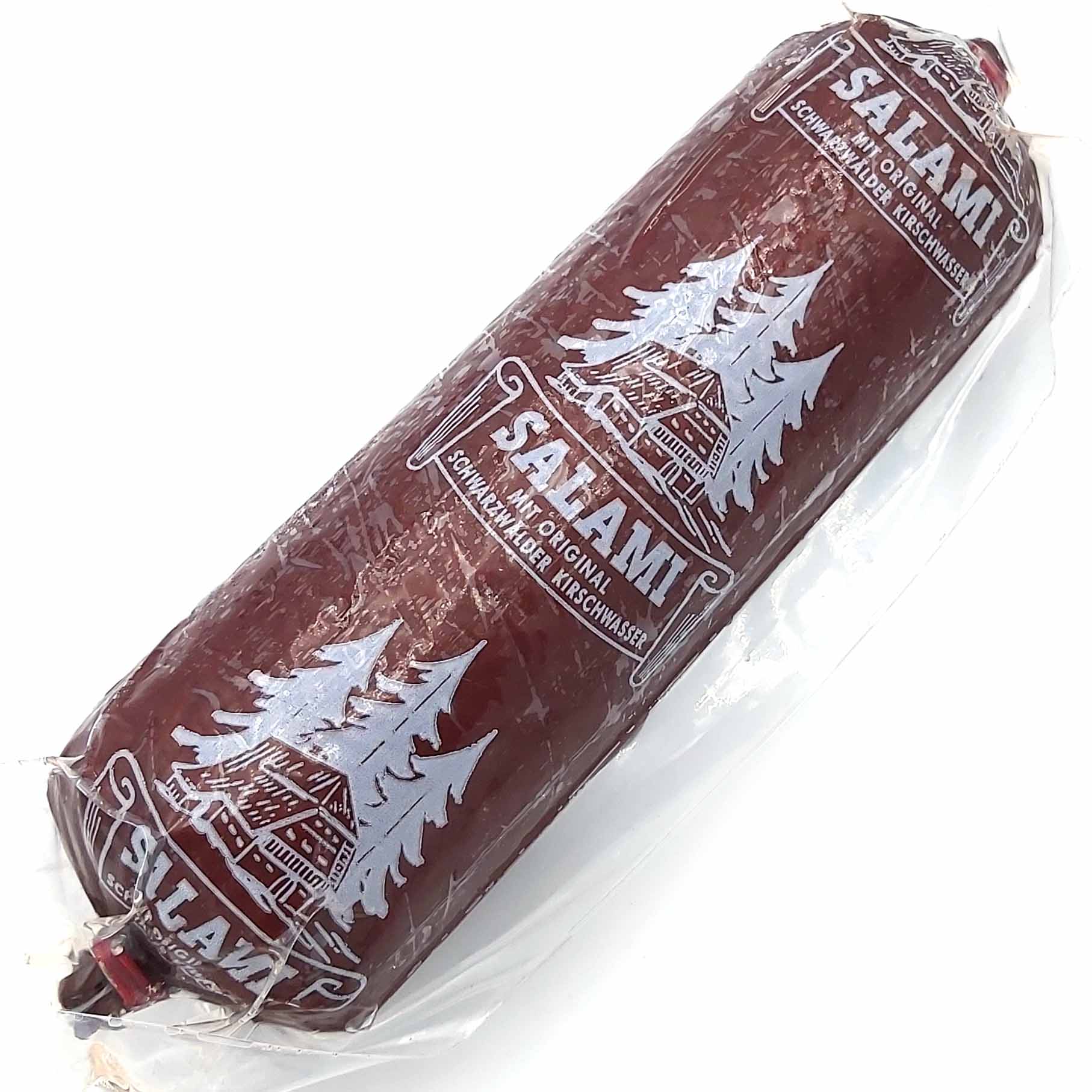 Schwarzwälder Kirschwasser Salami 350g verpackt
