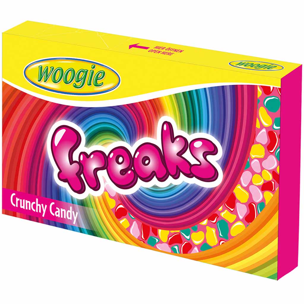 Woogie Freaks Zucker-Dragees 150g MHD 14.06.26