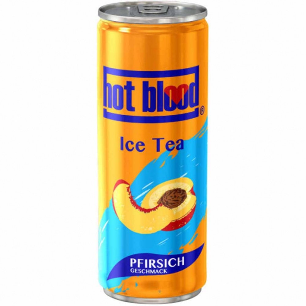 hot blood Ice Tea Pfirsich 330ml