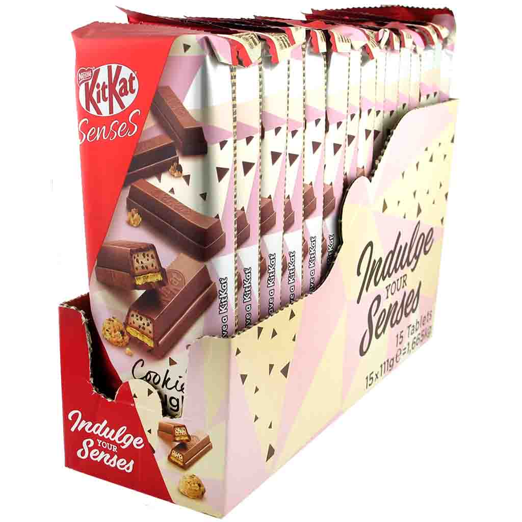 KitKat Senses Cookie Dough 15x111g=1665g MHD 18.11.25