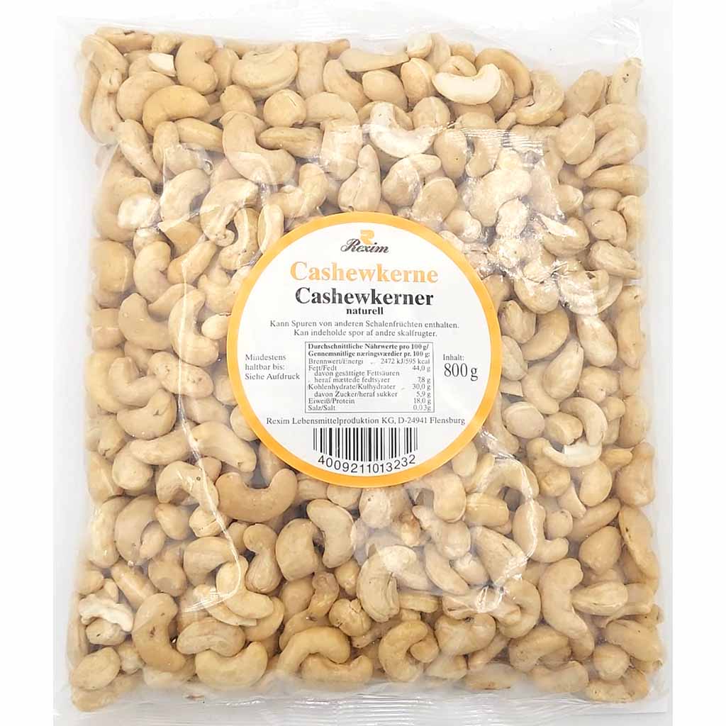 Cashews naturell 800g  GTIN 4009211013232