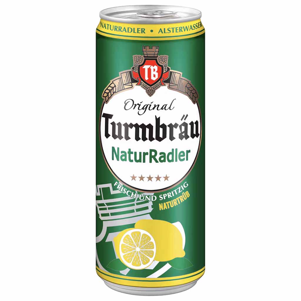 Turmbräu Naturradler 0,5L Dose Alsterwasser,  4388441007168