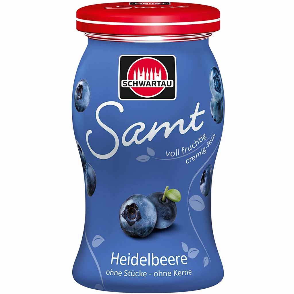 Schwartau Fruchtaufstrich Samt Heidelbeere 270g MHD 07.11.25