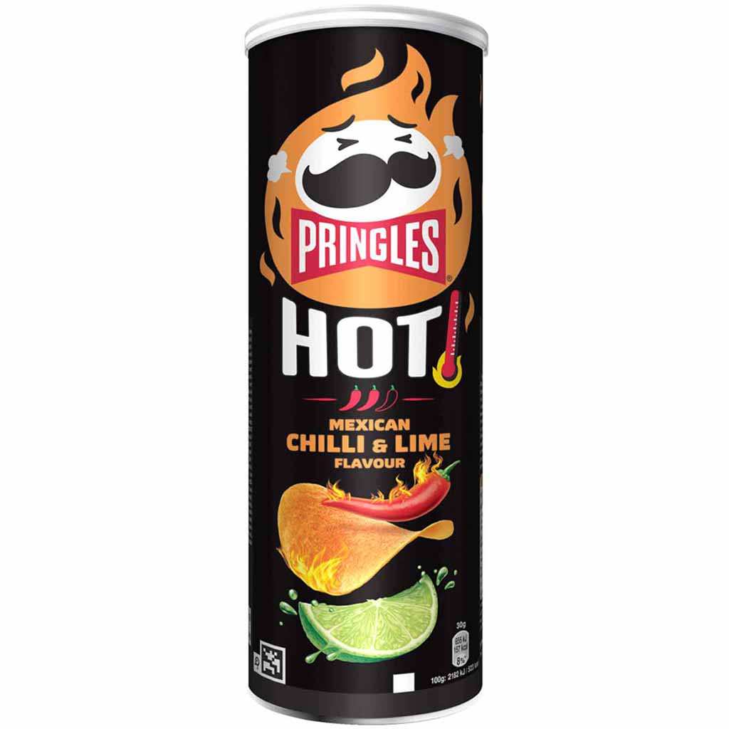 Pringles Hot Mexican Chilli & Lime 160g MHD 11.11.26