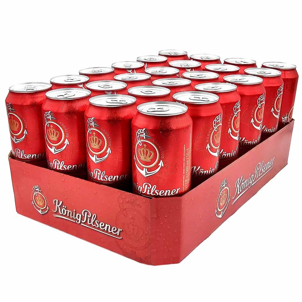 24x König Pilsener Bier je 0,5L Dosen = 12L, 4100770005857