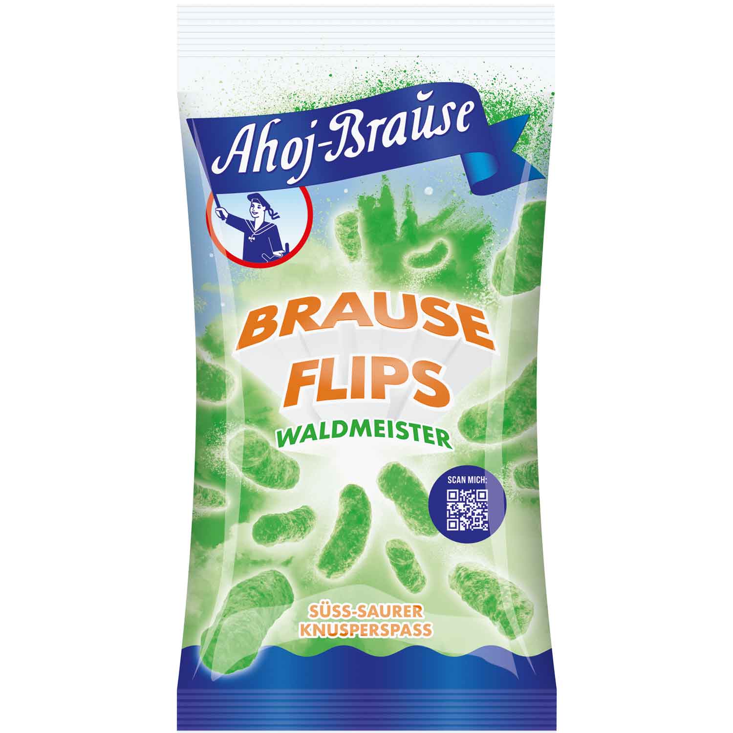 Ahoj-Brause Brause Flips Waldmeister 60g MHD 30.08.27