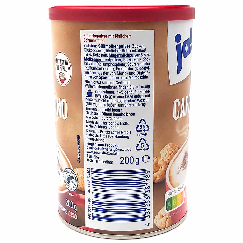 ja! Cappuccino classic 200g, 4337256381185