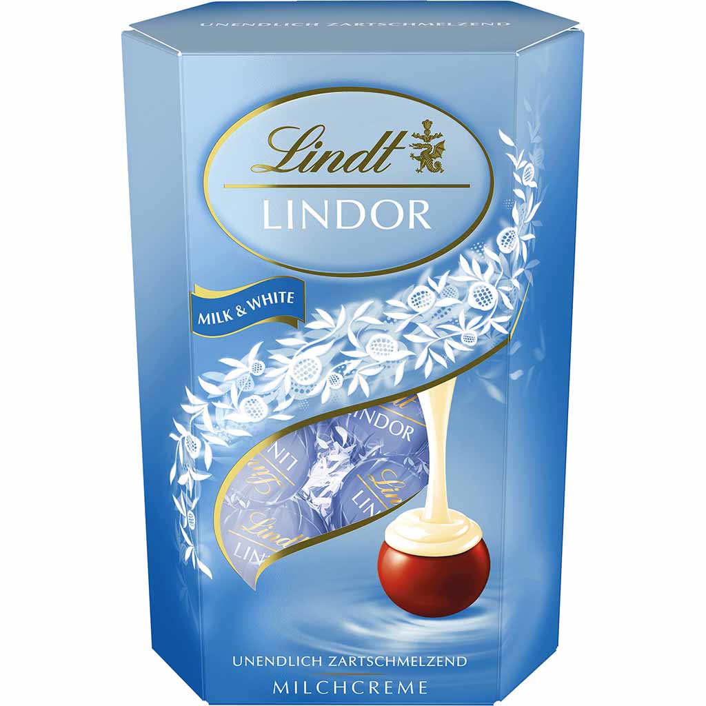 MHD Überschritten Lindt Lindor Kugeln Milk & White Geschenkbox 500g MHD 31.10.25