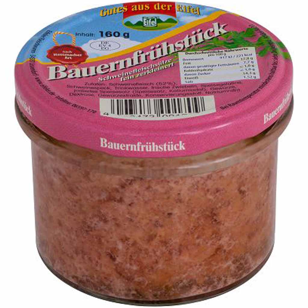 Gutes aus der Eifel Bauernfrühstück nach Hausmacher Art 160g MHD 25.08.27