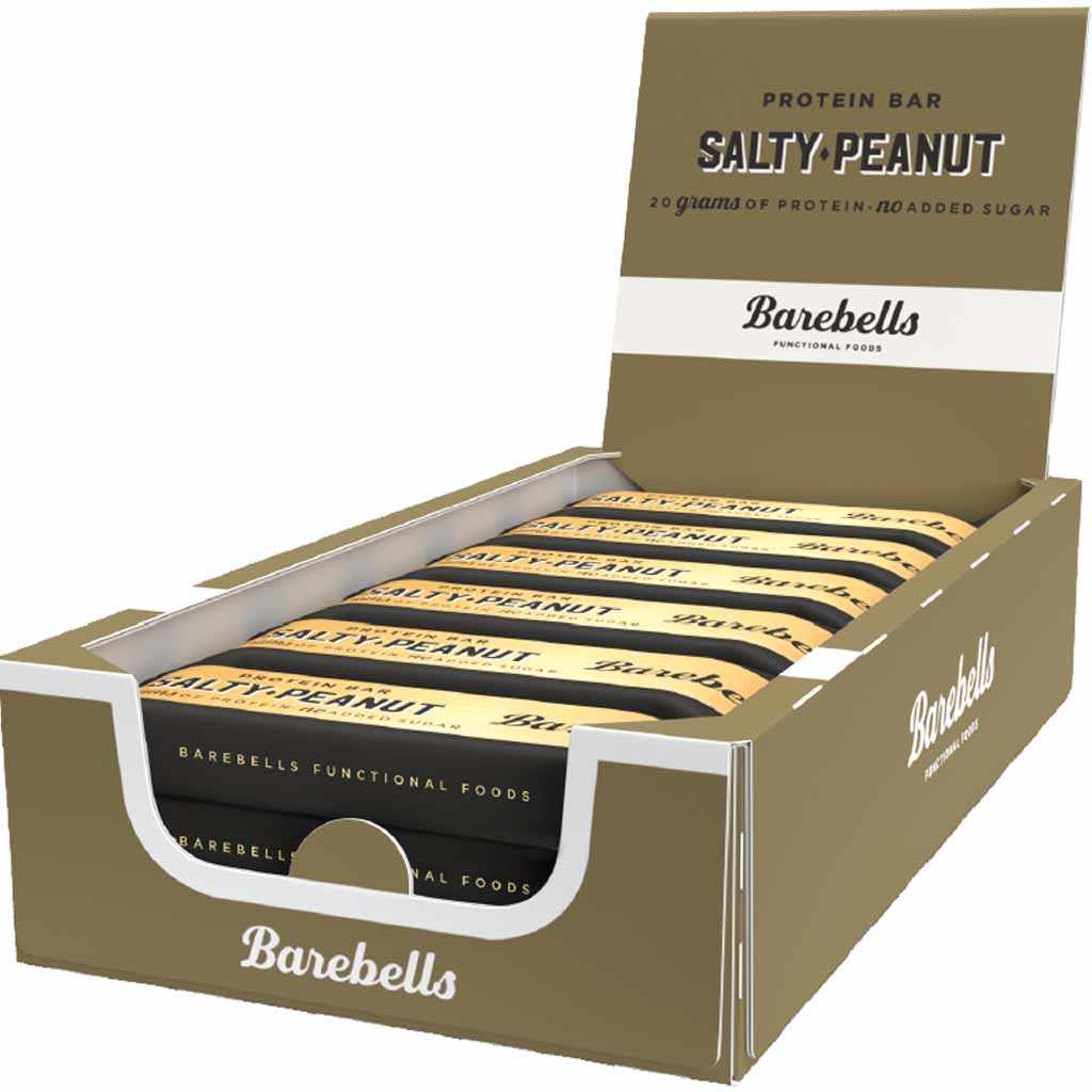 12x Barebells Protein Riegel Salty Peanut á 55g=660g MHD 27.06.26