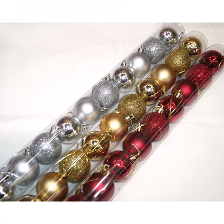 Kugelsortiment 4er Set je Kugel 6cm