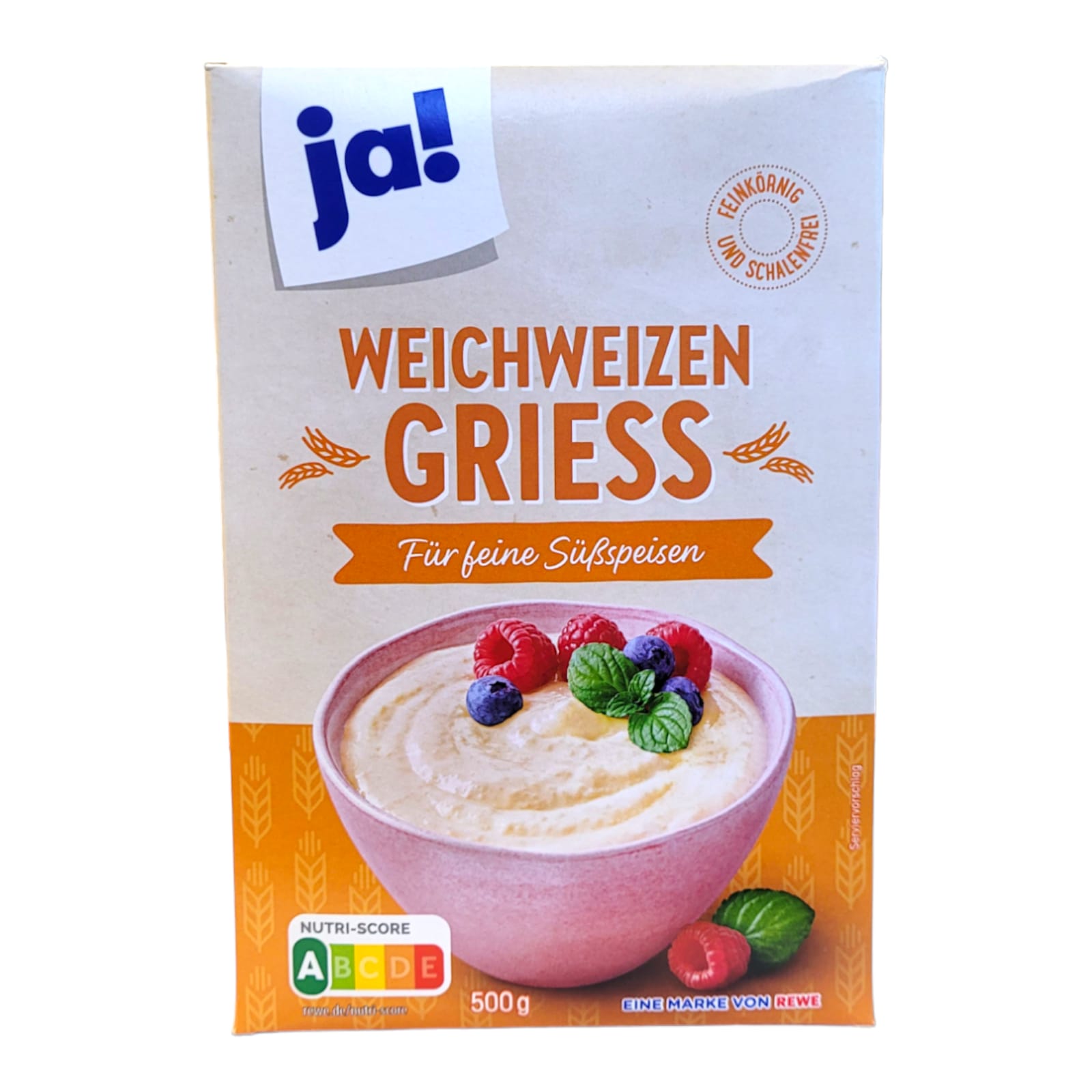 ja! Weichweizengriess 500g MHD 30.03.27