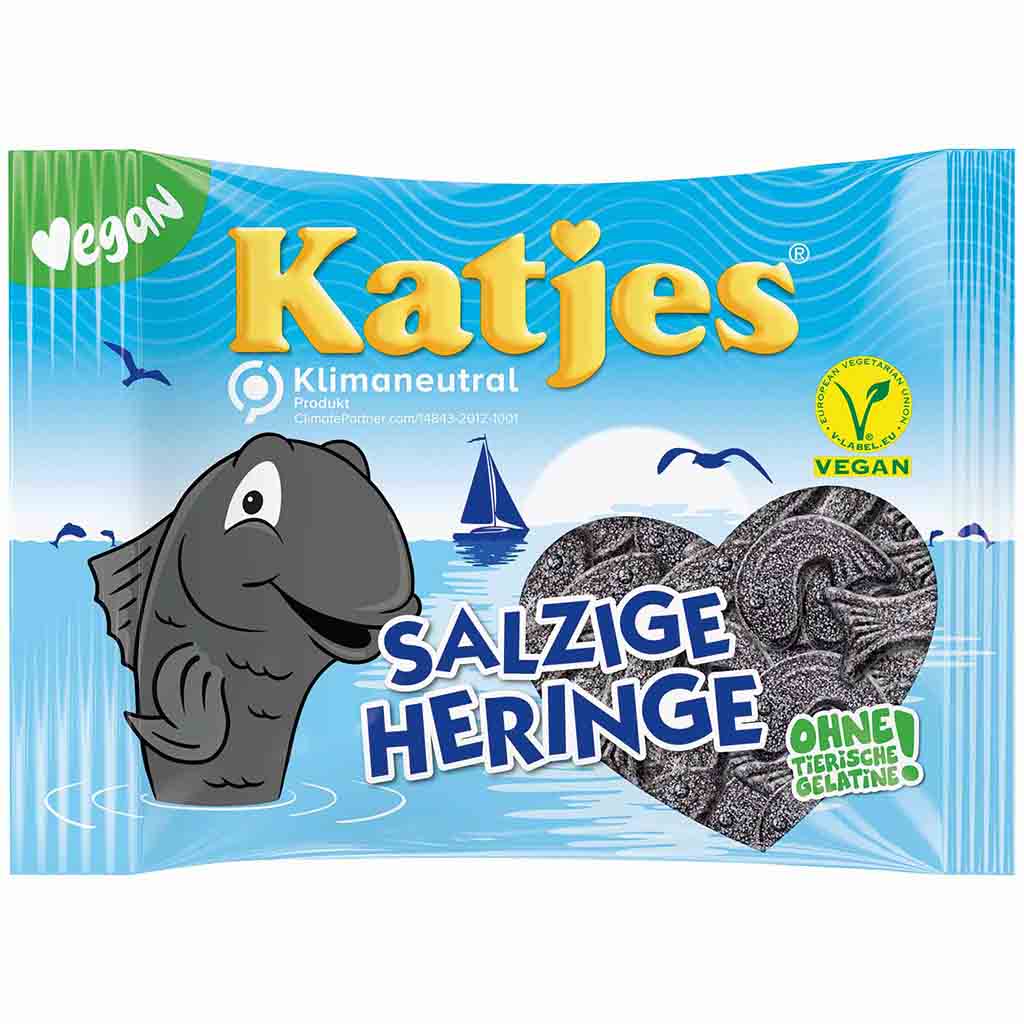 Katjes Lakritz Salzige Heringe 175g MHD 30.07.26