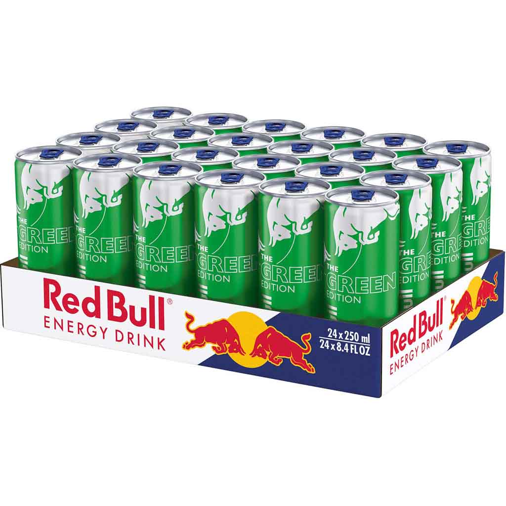 24x Red Bull The Green Edition Kaktusfrucht DOSE á 250ml=6L MHD 05.03.26
