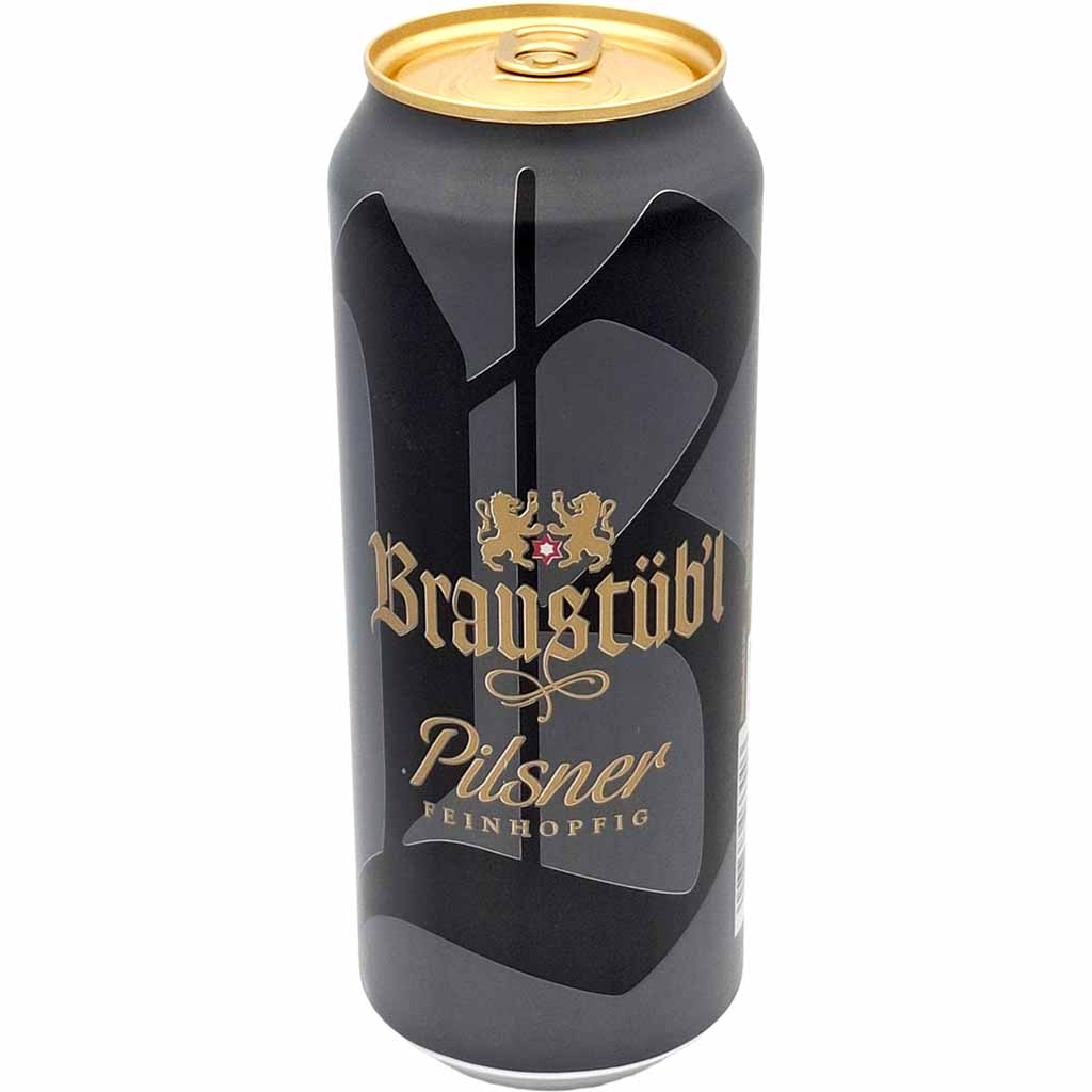 Braustüb'l Pilsner Bier 24x0,5l Dose 4,8% vol. Alk. 12 Liter, 4003767033003
