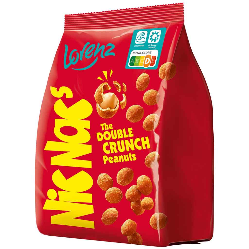 NicNacs The double crunch Peanuts 600g MHD 06.05.26