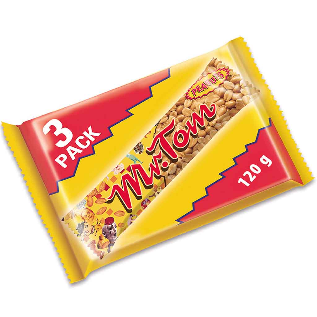 Mr.Tom Peanut Riegel 3x 40g= 120g MHD 30.04.26