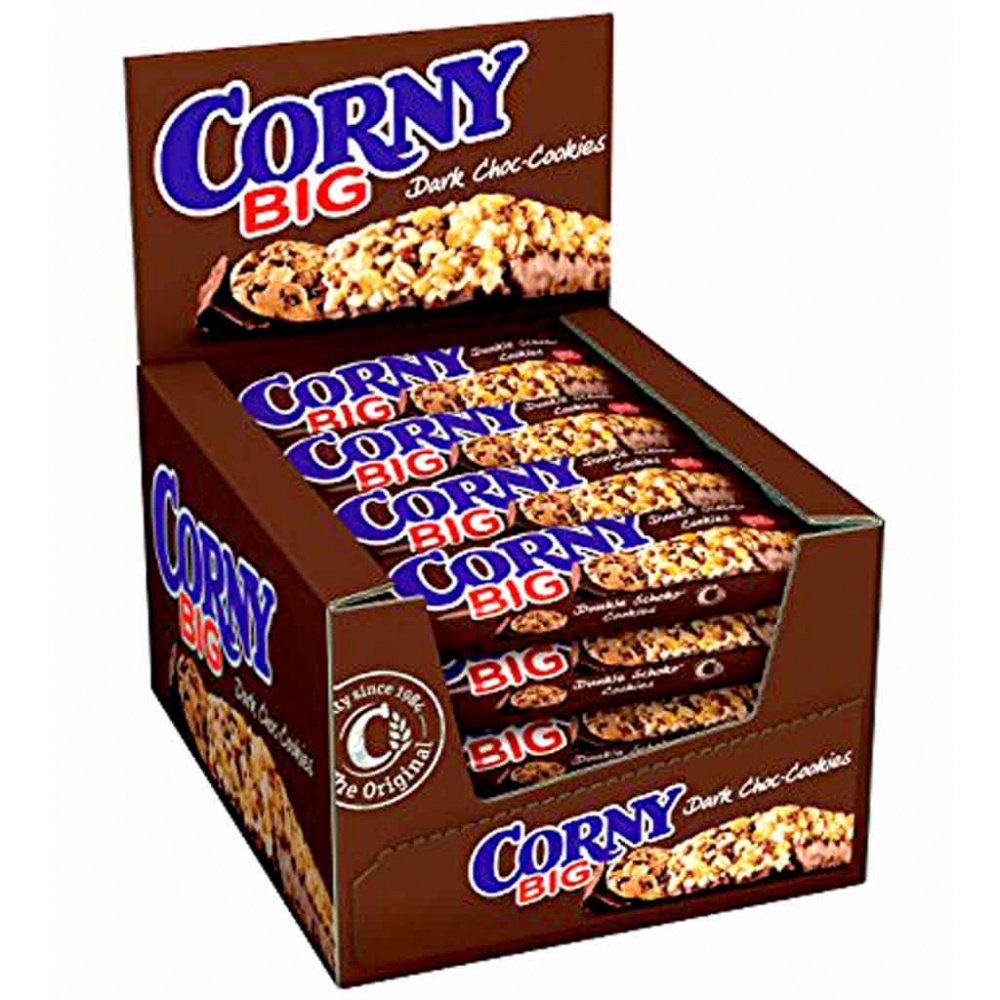 24x CORNY Big Dark Choc-Cookies á 50g = 1200g