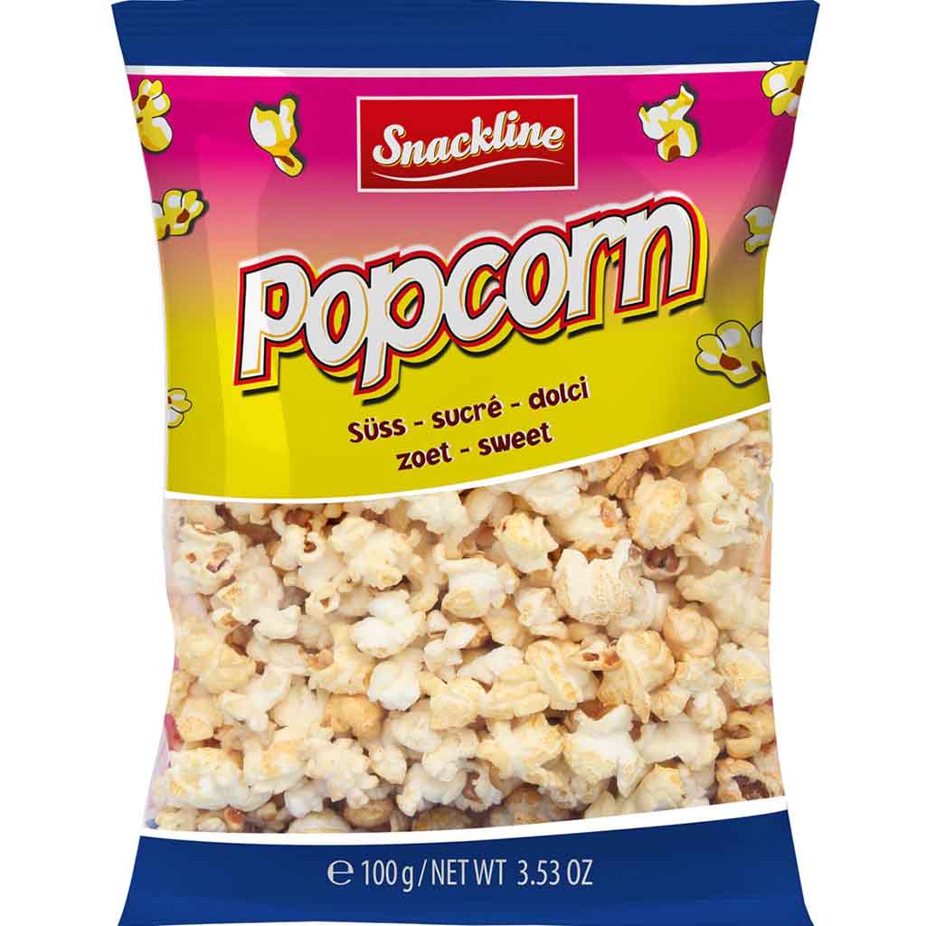 Snackline Popcorn süß 100g MHD 11.05.26
