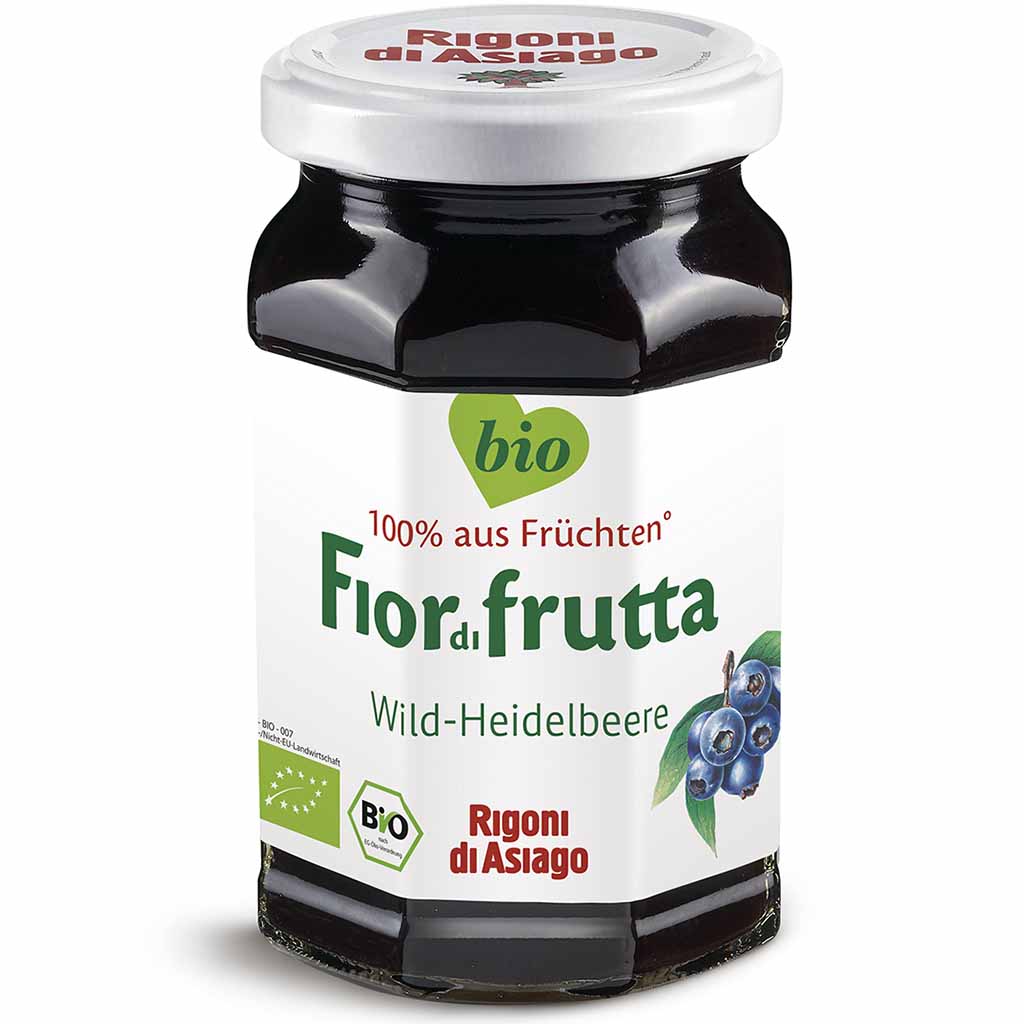 Fior di frutta Wild-Heidelbeere Bio Fruchtaufstrich 250g MHD 17.06.28