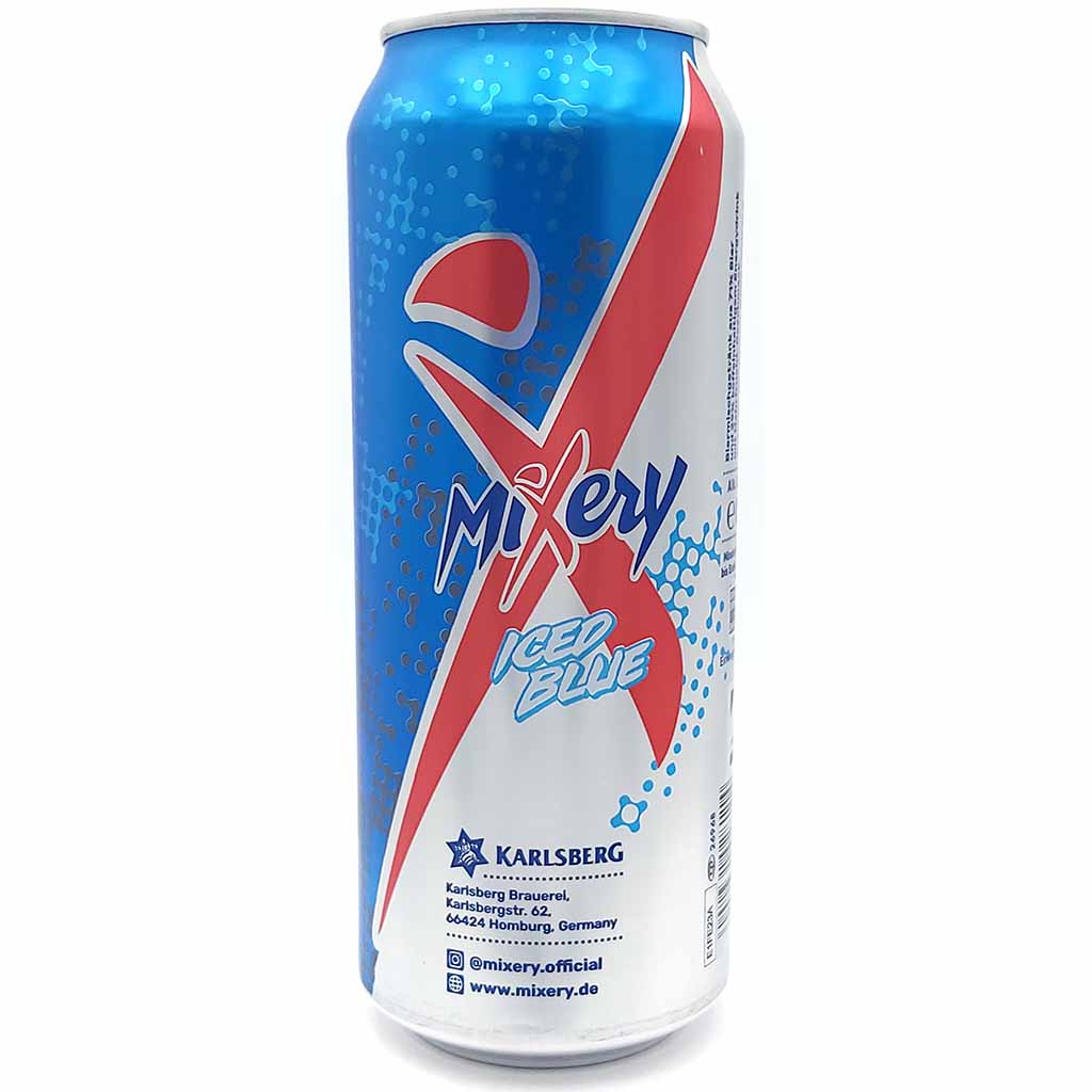 Mixery Iced Blue Bier + Energydrink 5 % DOSE 24x0,5L=12L, 4002631028114, 4002631928117