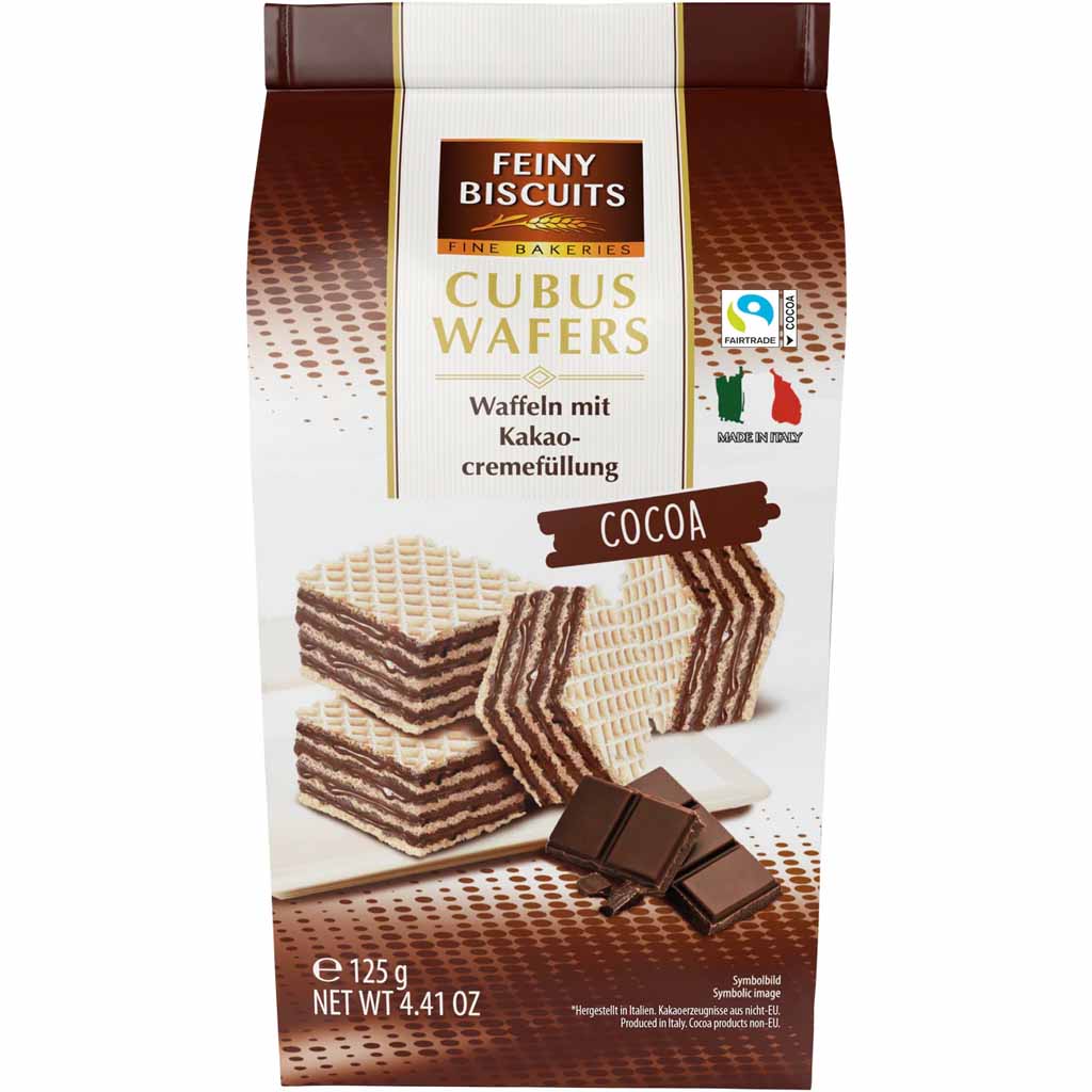Feiny Biscuits Cubus Waffeln Kakao 125g MHD 29.11.26