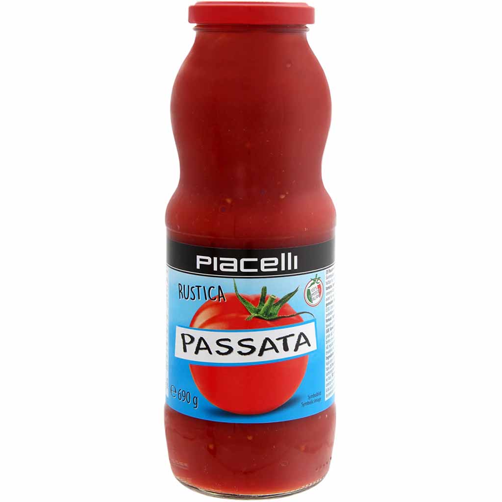 Piacelli Passata Rustica passierte Tomaten 690g MHD 30.08.27