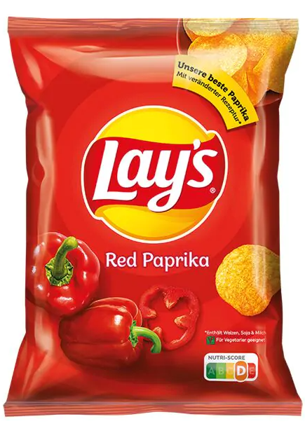 Lays Chips Red Paprika 20 x 35g = 700g MHD 11.01.26