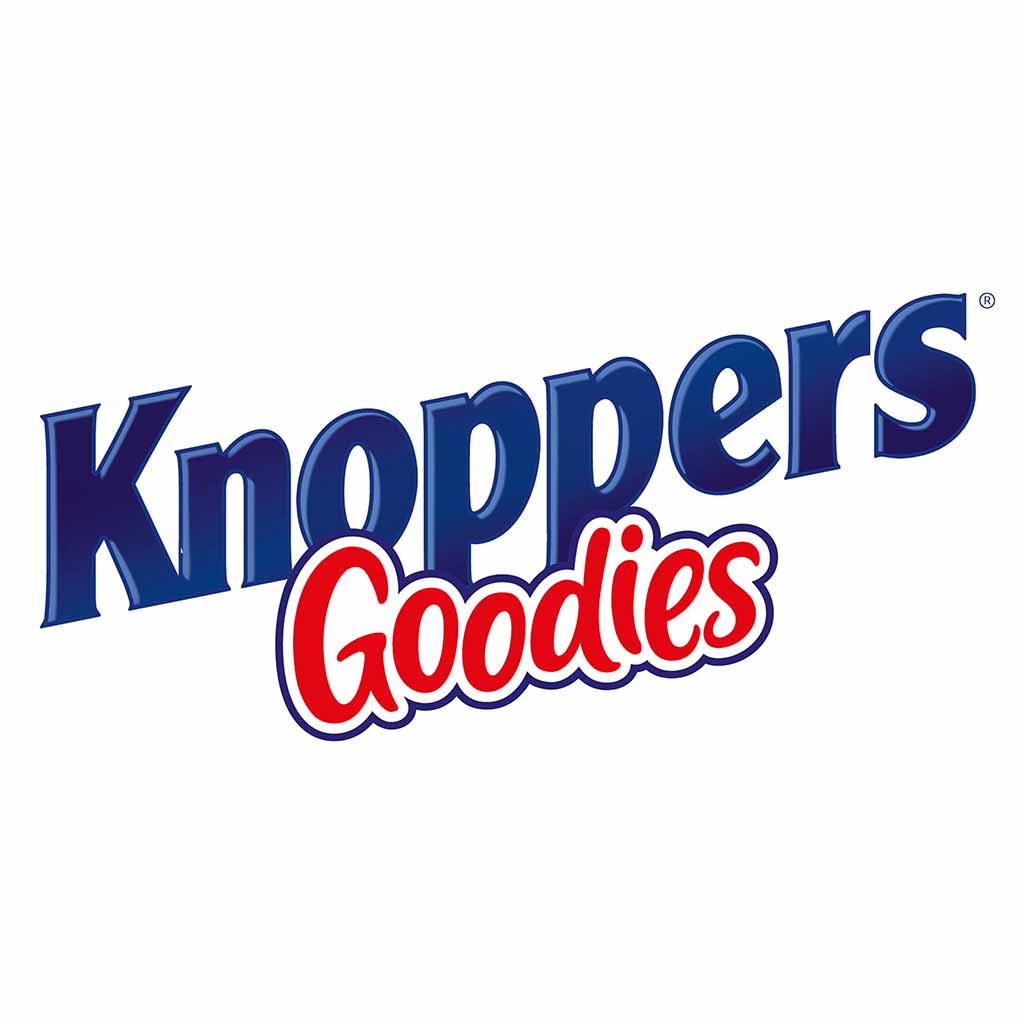 Knoppers Goodies Waffelkugeln 180g Beutel Logo