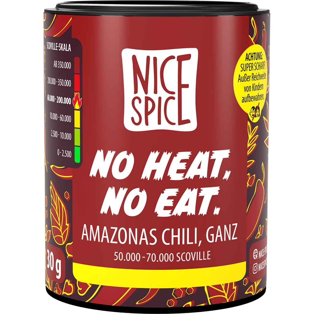 Nice Spice No Heat, No Eat Amazonas Chili 30g MHD 30.11.25