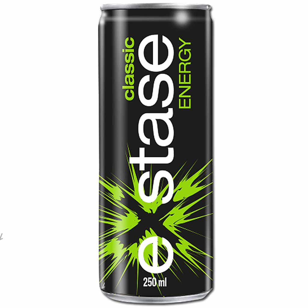 24x exstase Classic Energy Drink DOSE á 250ml=6L MHD 03.09.27