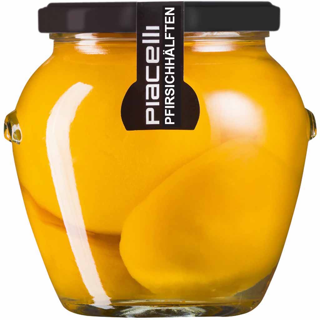 Piacelli Pfirsichhälften leicht gezuckert 300g MHD 30.06.27