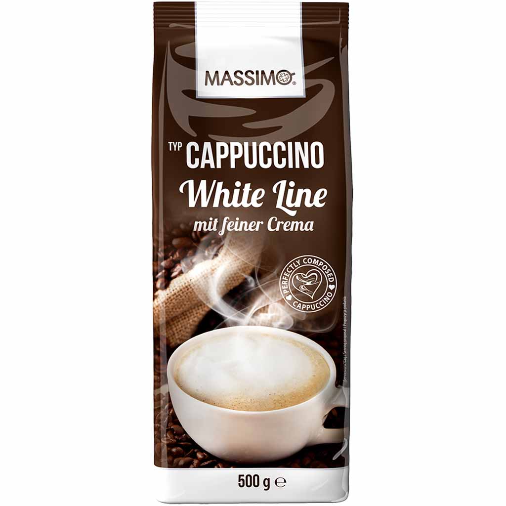 Massimo Cappuccino White Line 500g MHD 30.07.26