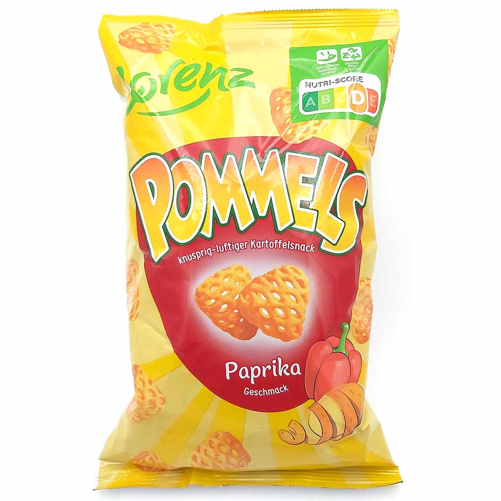 Lorenz Pommels Kartoffelsnack 75g Paprika GTIN 4018077619236