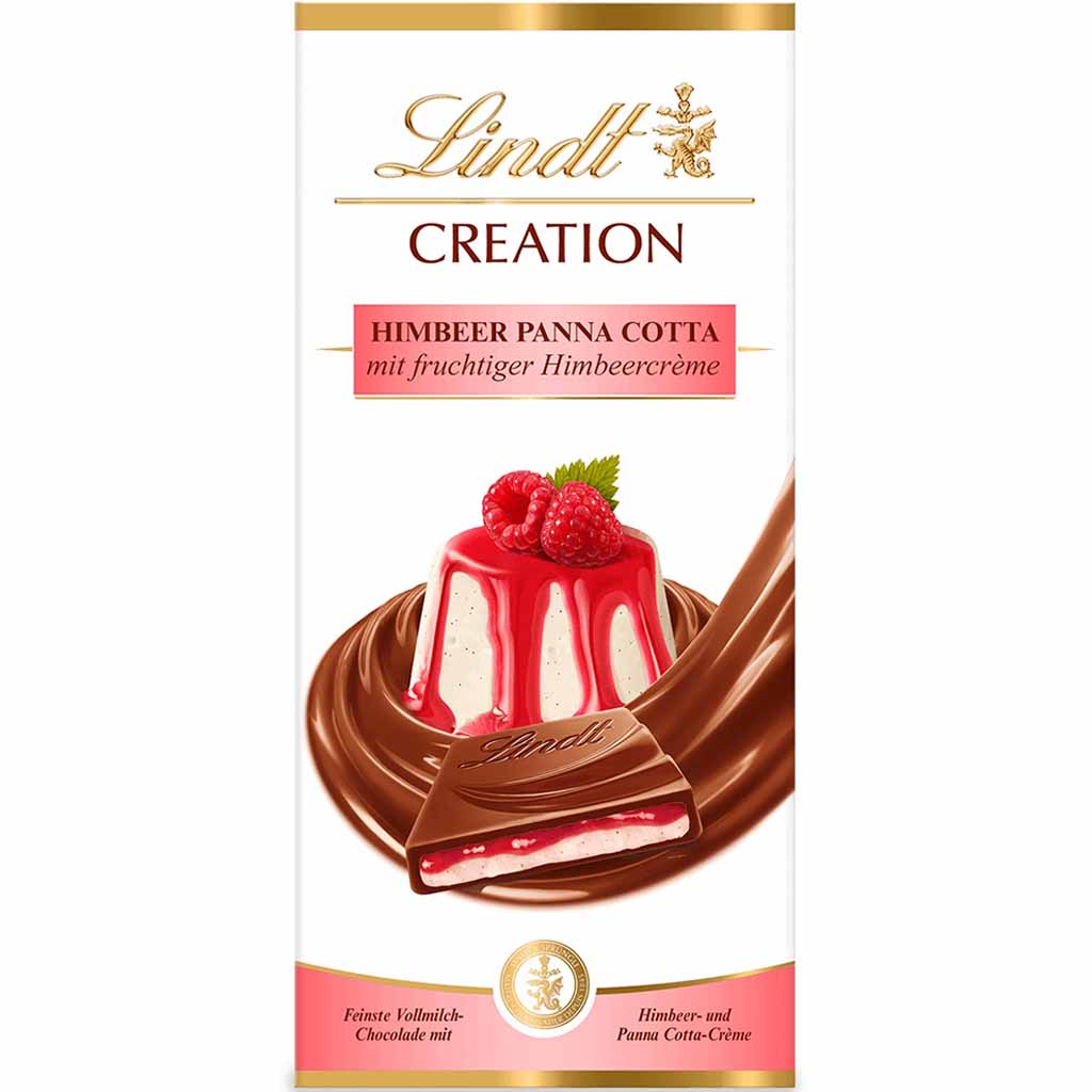 Lindt CREATION Himbeer Panna Cotta 150g MHD 30.03.26