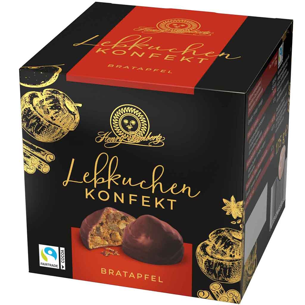 Henry Lambertz Lebkuchen Konfekt Bratapfel 175g MHD 30.04.26