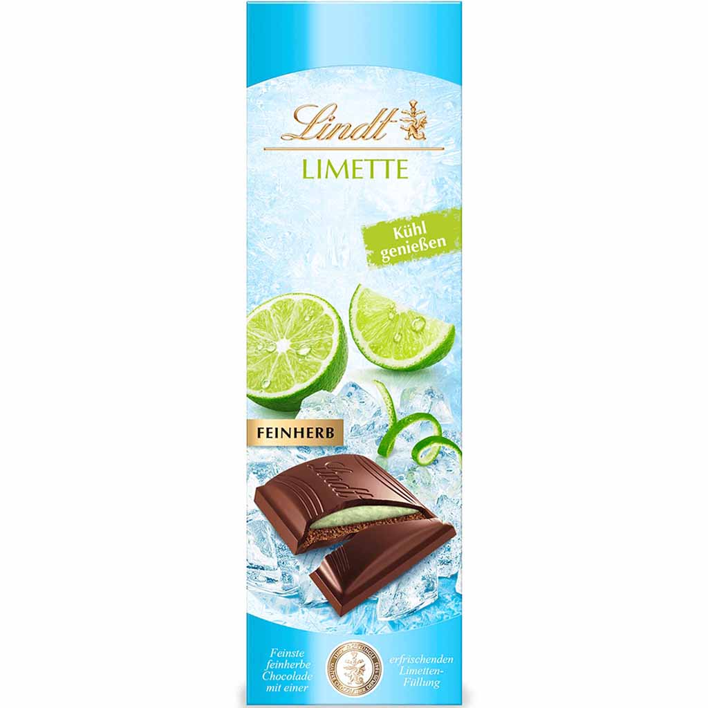 Lindt Sommertafel Limette feinherb 100g MHD 30.12.25